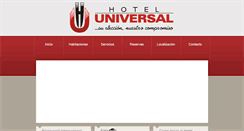 Desktop Screenshot of hoteluniversal.com.py